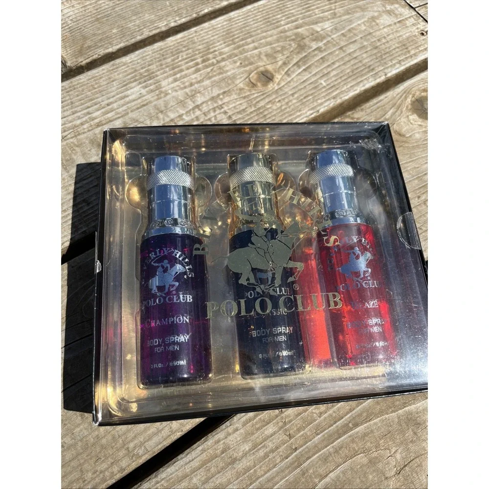 Beverly Hills Polo Club Classic Natural Body Spray 3 Pack Body Spray For men